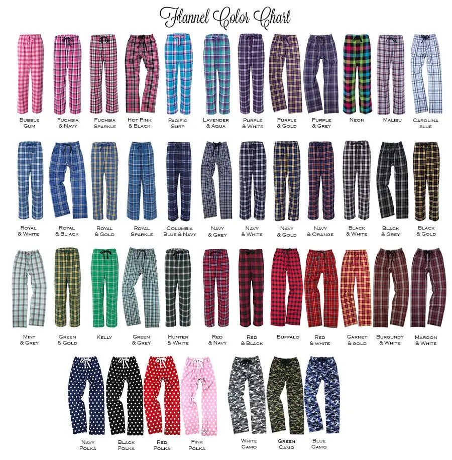Alpha Epsilon Phi Flannel Pants 3