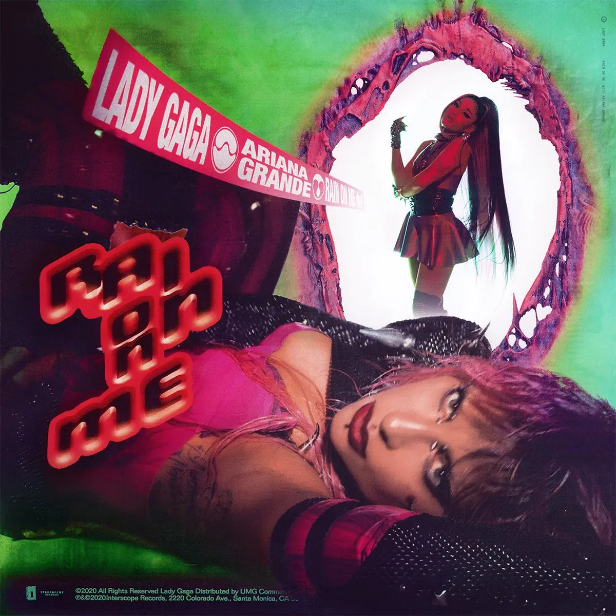 Lady Gaga Ft: Ariana Grande - Rain On Me (The Remixes) Cd Single - Dj 1