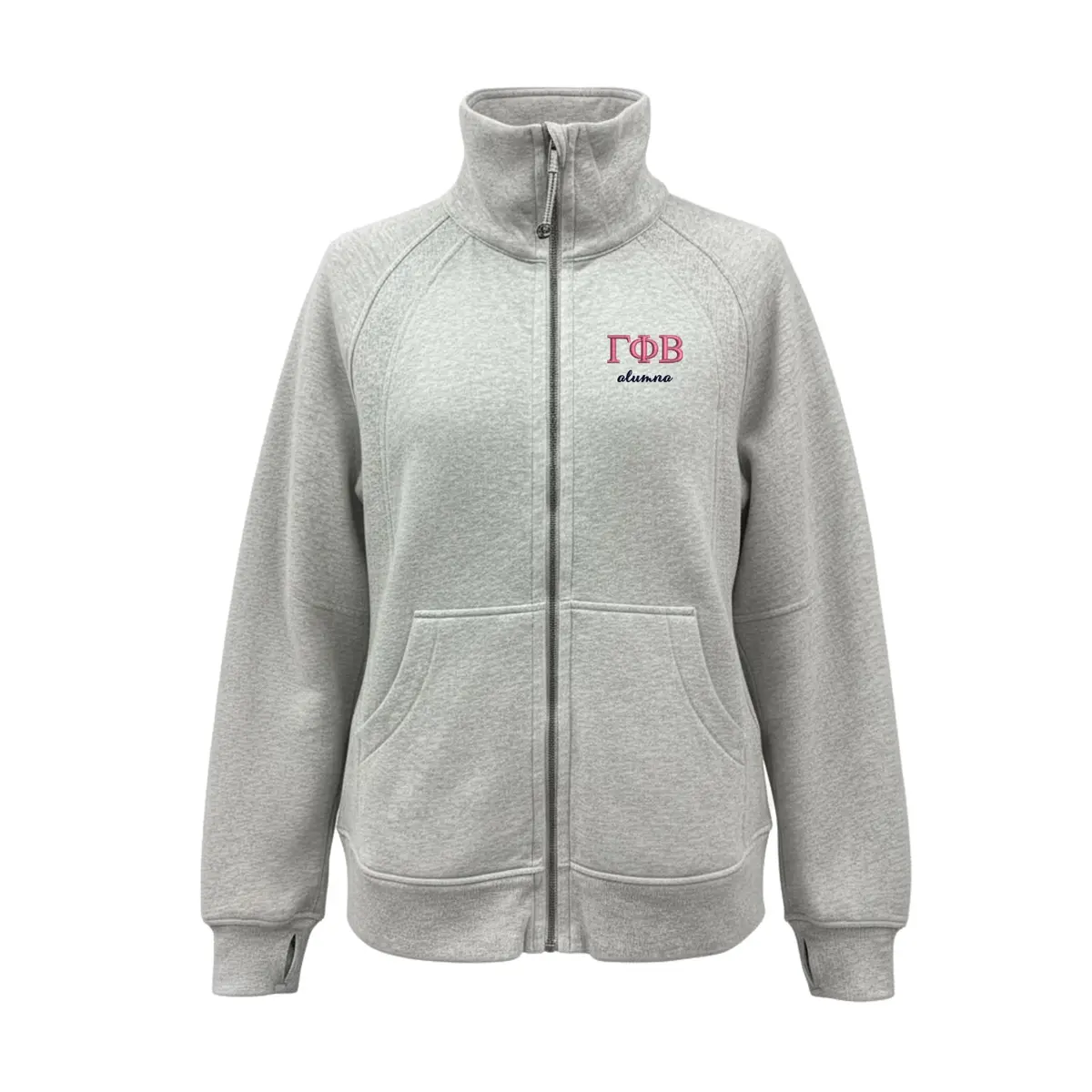 Gamma Phi Beta Alumna Lululemon Long Scuba Oversized Funnel - Full-Zip 1