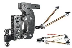 Gh-1524 Gen-Y Ball Mount 1500 Series 2.5" Shank - 21,000 Lb. Towing - 2,400 Lb. Tongue  Weight- Torsion 1
