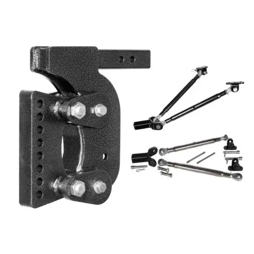 Gh-1502 Gen-Y Ball Mount 1500 Series 2.5" Shank 21,000 Lb - Weight Distributing Mounting Shank Torsion W/ Stabilizing Kit- 15" Drop 1