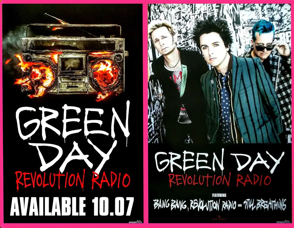 Green Day Promo Poster "Revolution Radio" 1