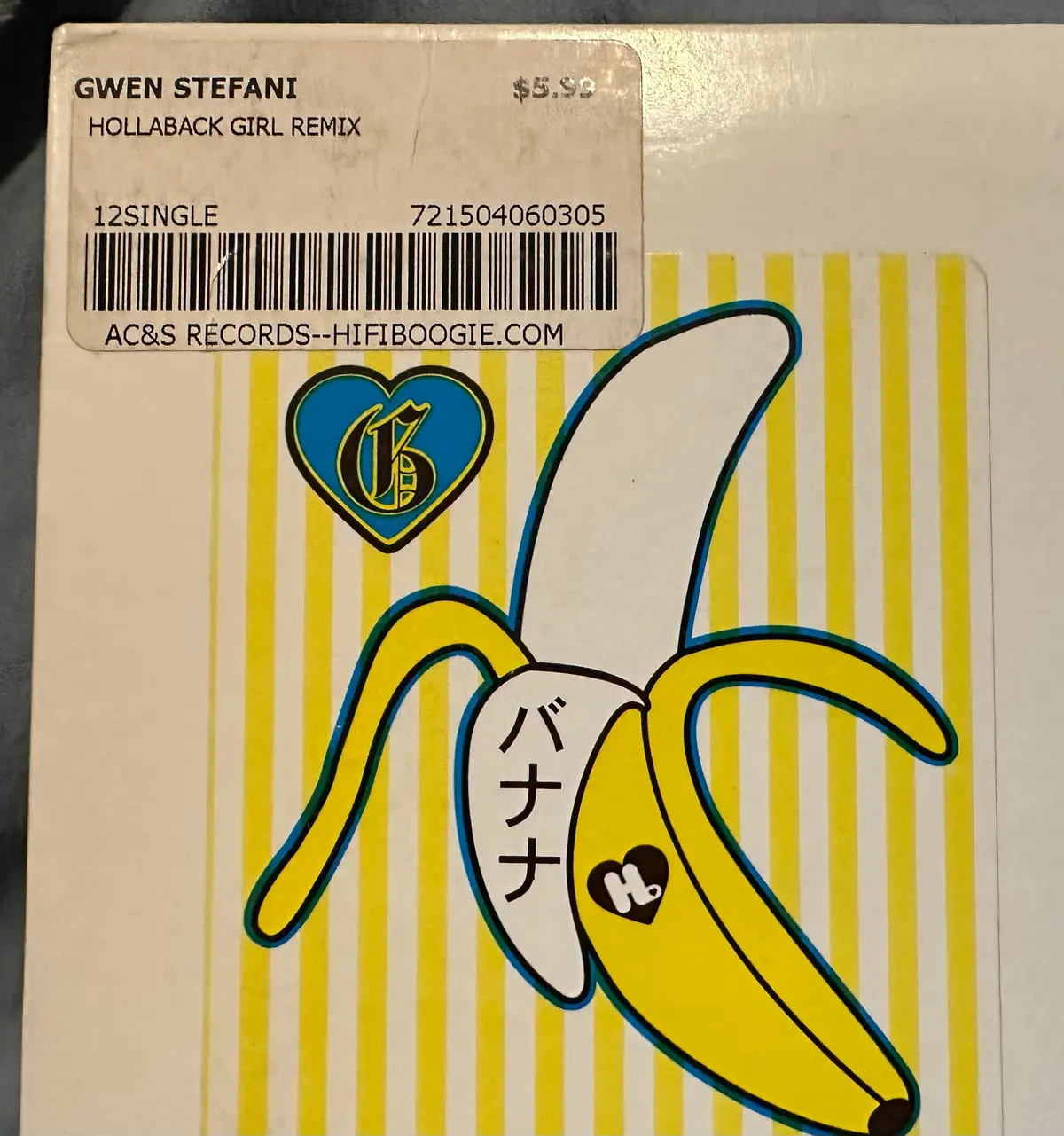 Gwen Stefani - Hollaback Gurl 12” Single Lp Vinyl - Used 2