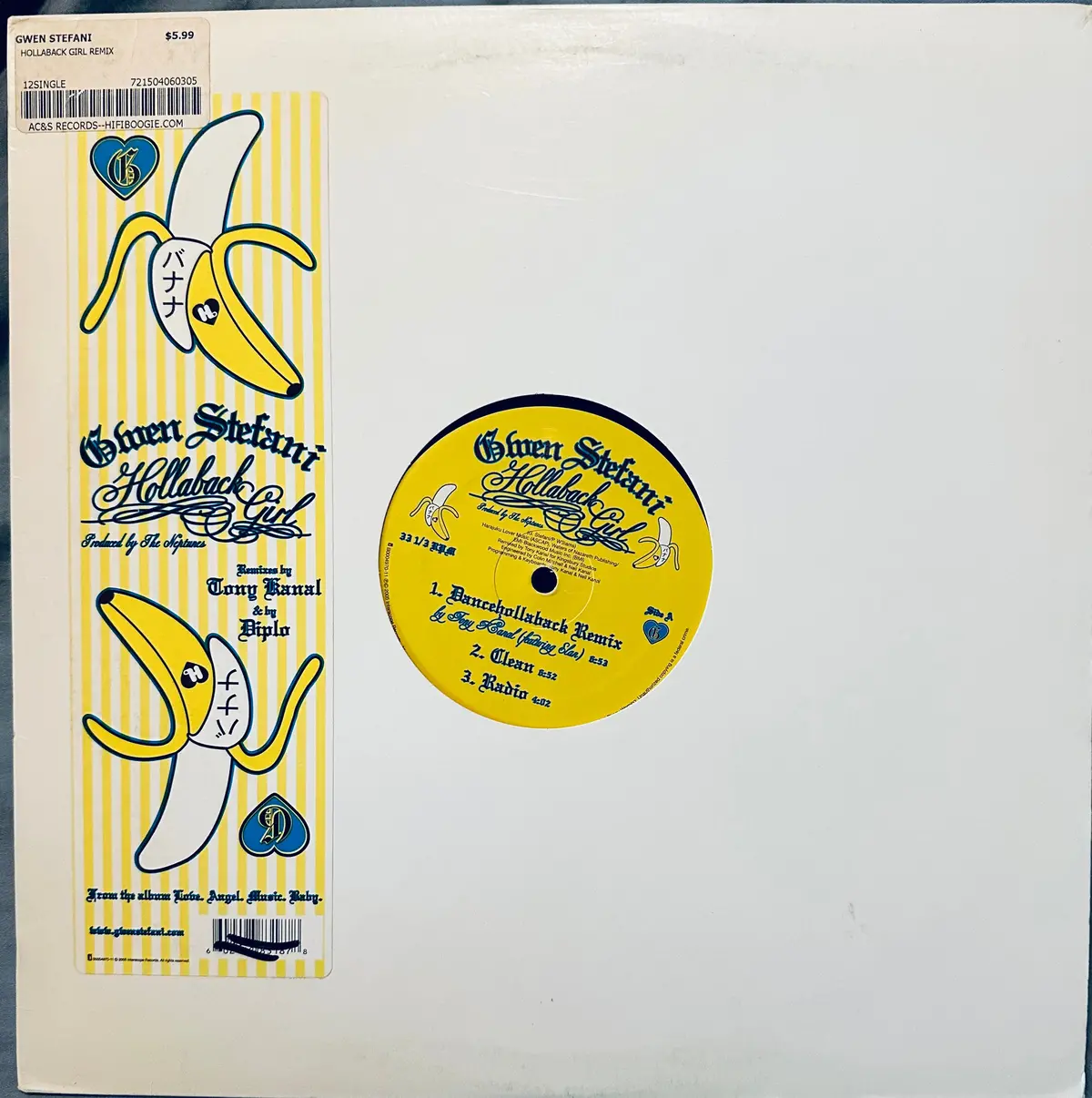 Gwen Stefani - Hollaback Gurl 12” Single Lp Vinyl - Used 1
