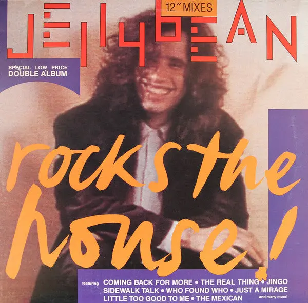 Jellybean  - Rock The House - 2Xlp 12" Remix Vinyl (Used) 1