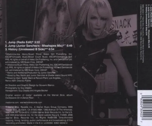 Madonna - Jump (Import Cd Single) Australian 3 Track 2