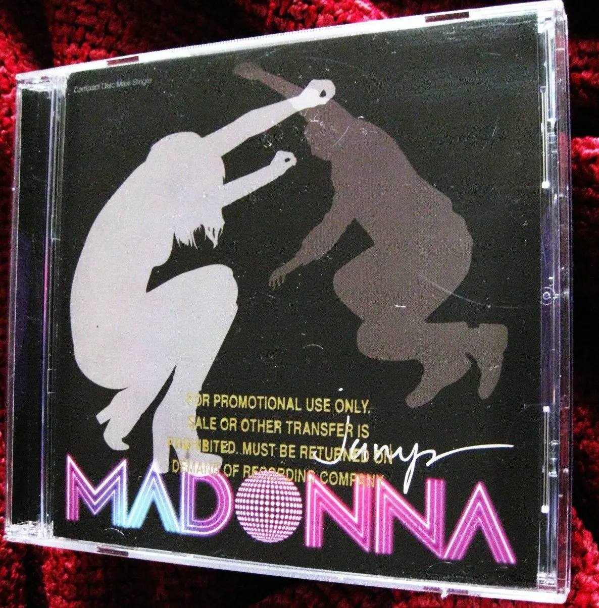 Madonna - Jump (Usa Promo Maxi Cd Single W/ Gold Stamp - Used 1