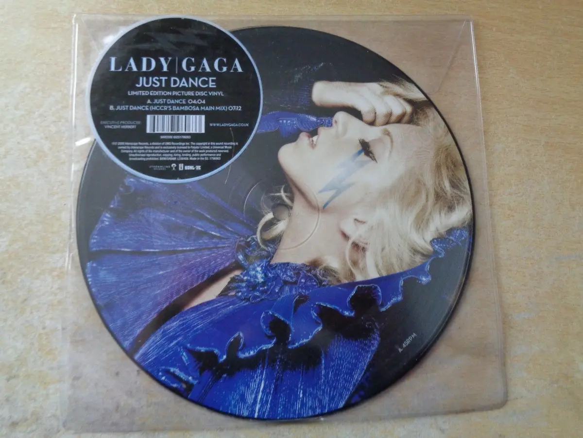 Lady Gaga - Just Dance 7" Picture Disc Vinyl (45 Record) 1