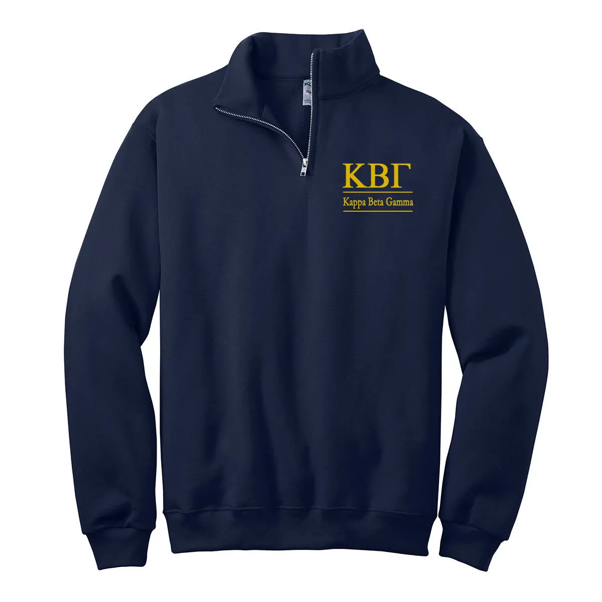 Kappa Beta Gamma Quarter Zip Pullover 1