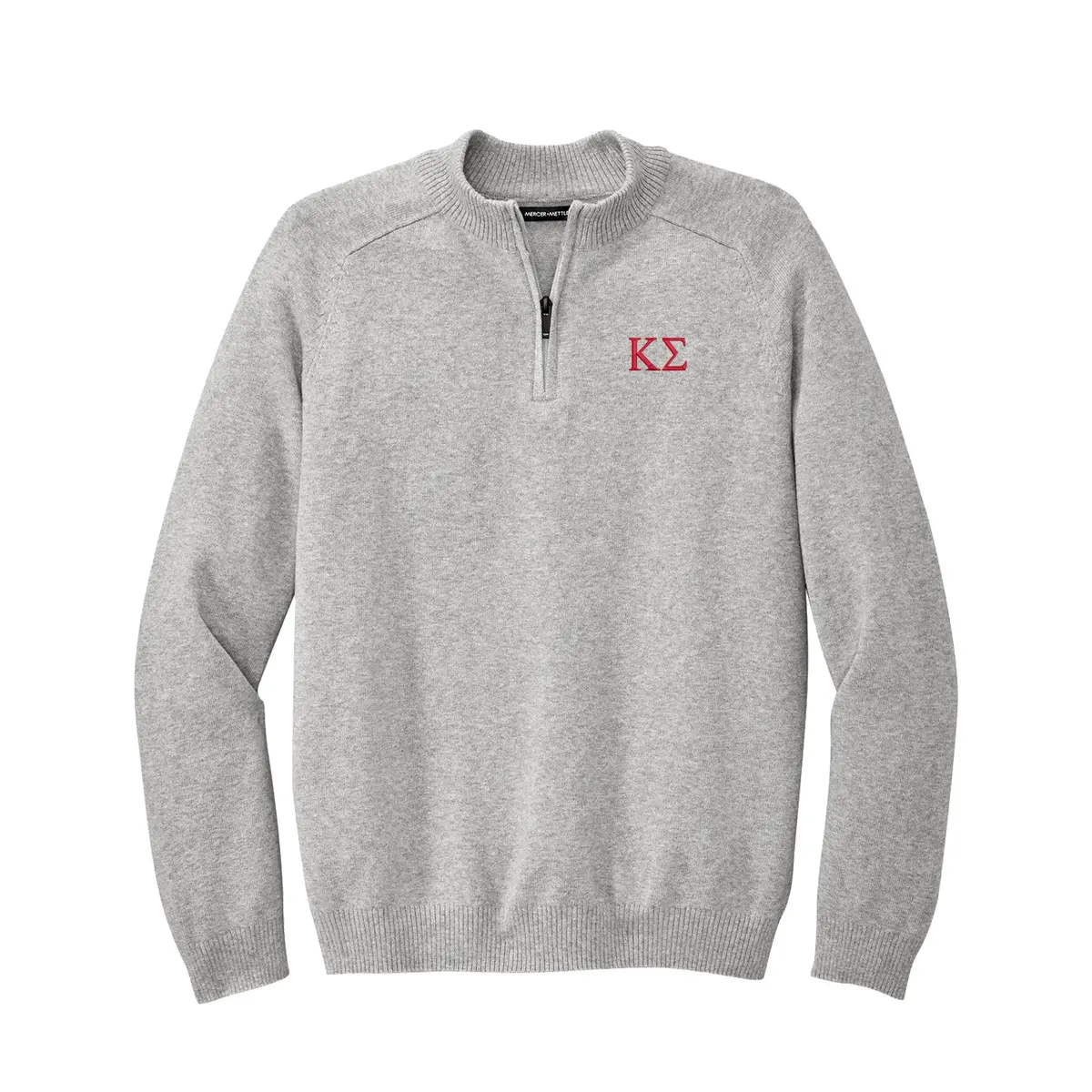 Kappa Sigma 1/4-Zip Monogrammed Sweater 8