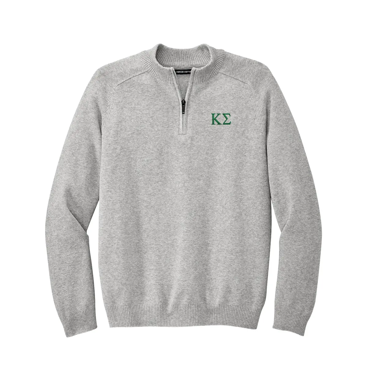Kappa Sigma 1/4-Zip Monogrammed Sweater 7
