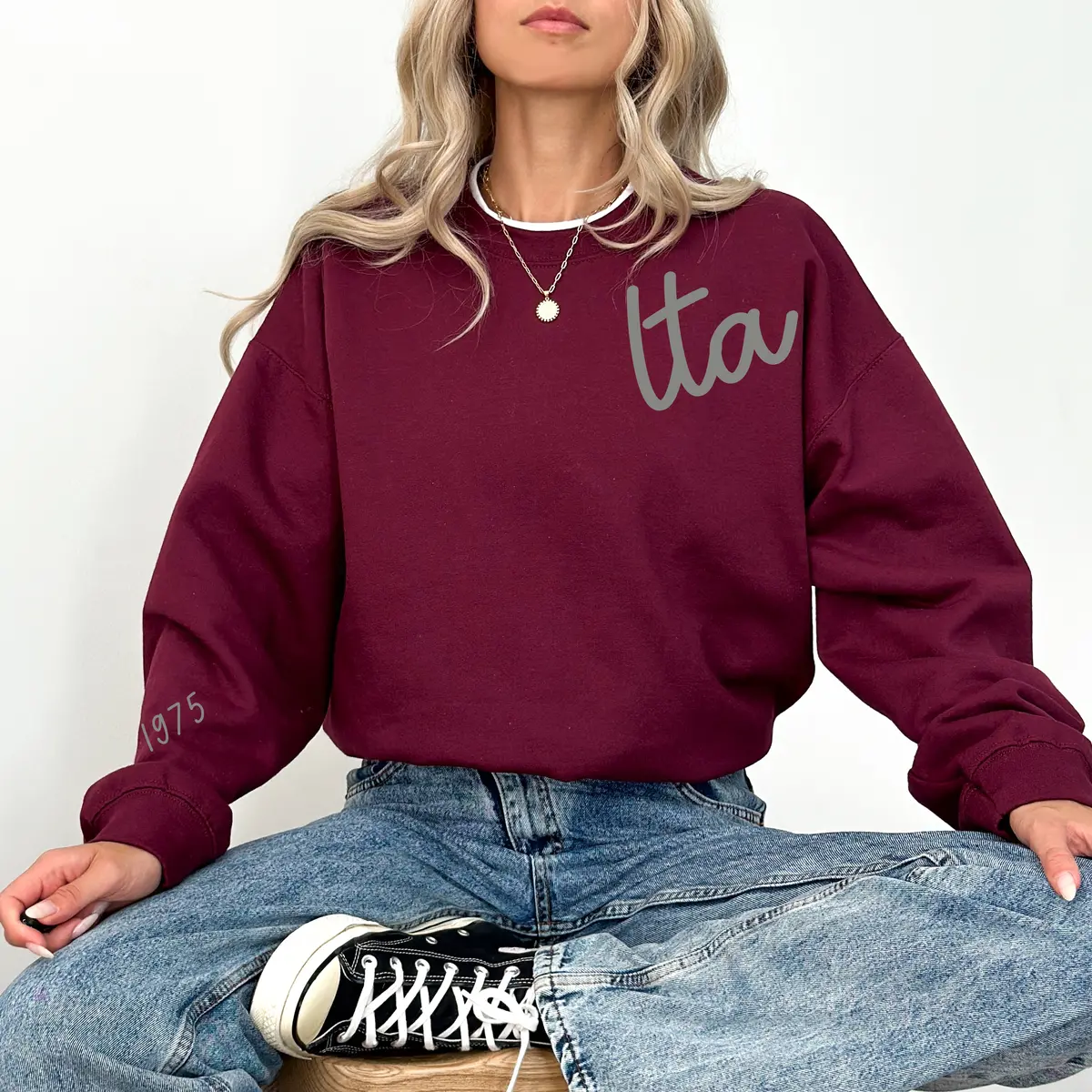 Lambda Theta Alpha 1975 Avenue Crewneck 2