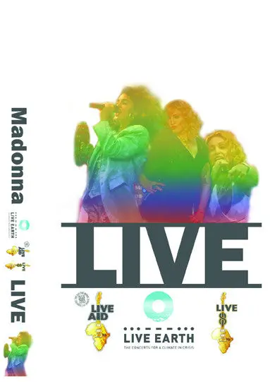 Madonna Live Aid, Live 8. Live Earth, Rock And Roll Hall Of Fame Dvd 1
