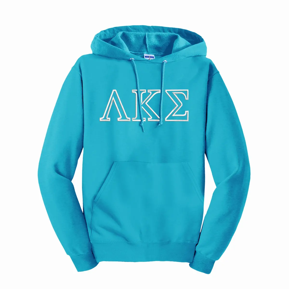 Lambda Kappa Sigma Outline Letters Hooded Sweatshirt 1