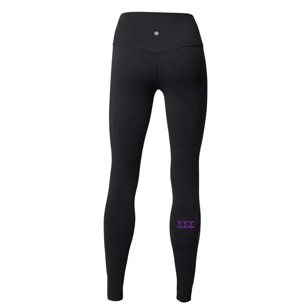 Sigma Sigma Sigma Lululemon Align™ High-Rise Pant 25" - Black 1