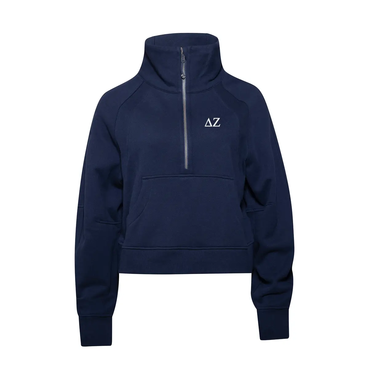 Delta Zeta Lululemon Scuba Oversized Funnel-Neck Half Zip - True Navy 1
