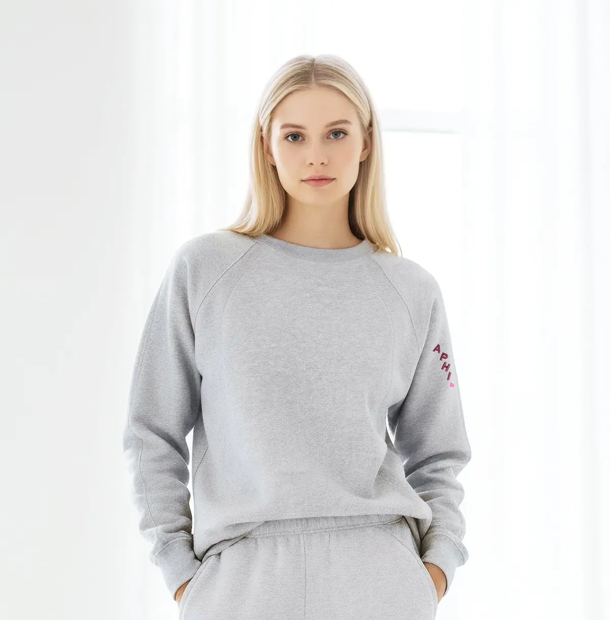Alpha Phi Lululemon Scuba Oversized Long Crewneck - Aphi 2