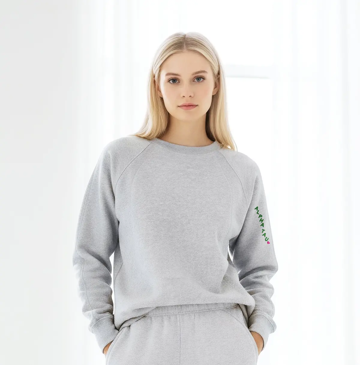 Alpha Sigma Alpha Lululemon Scuba Oversized Long Crewneck - Alpha Sig 2