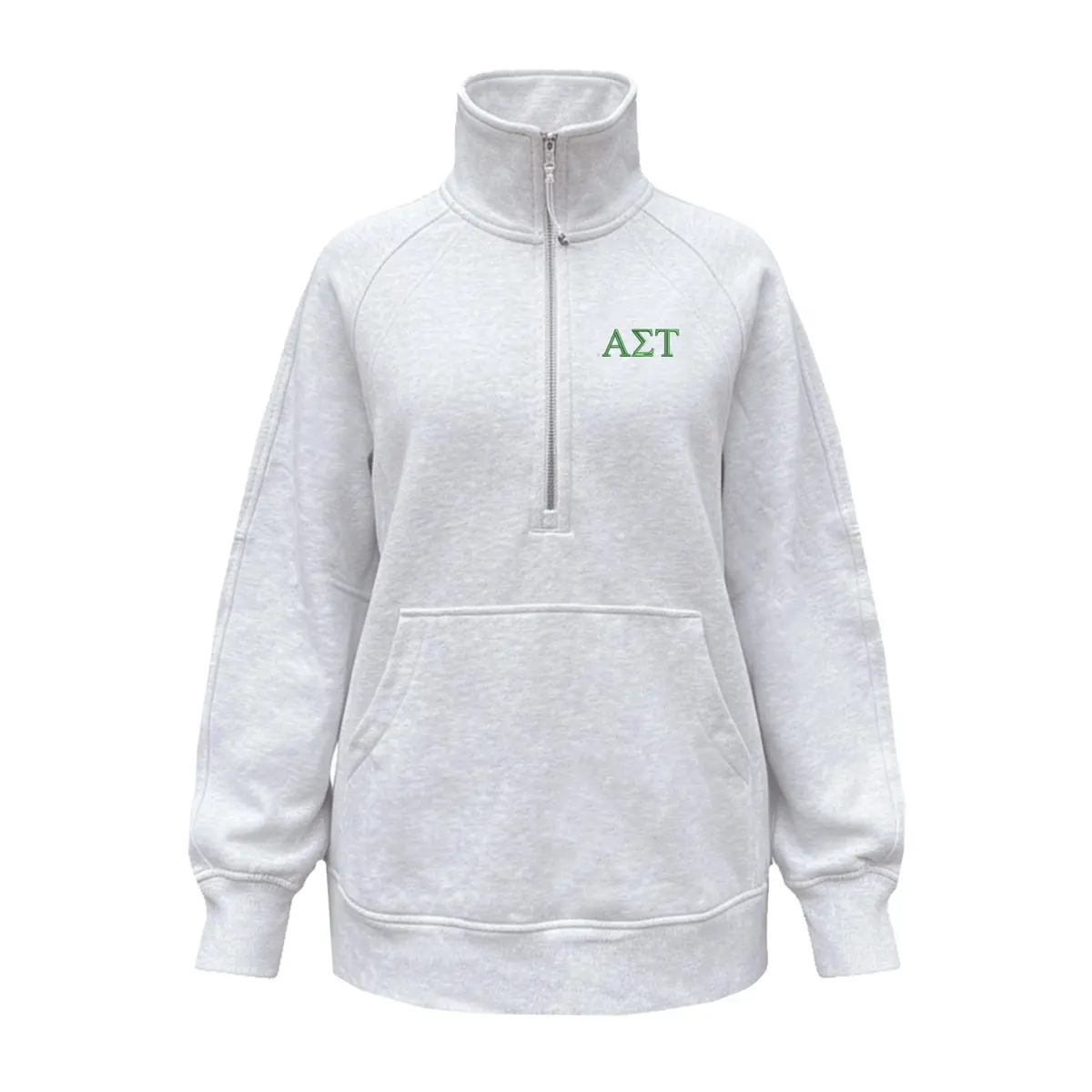 Alpha Sigma Tau Lululemon Scuba Oversized Funnel-Neck Half Zip Long 1