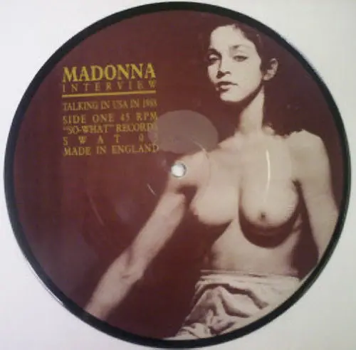 Madonna - Interview 7" Picture Disc  (1988) Used 1