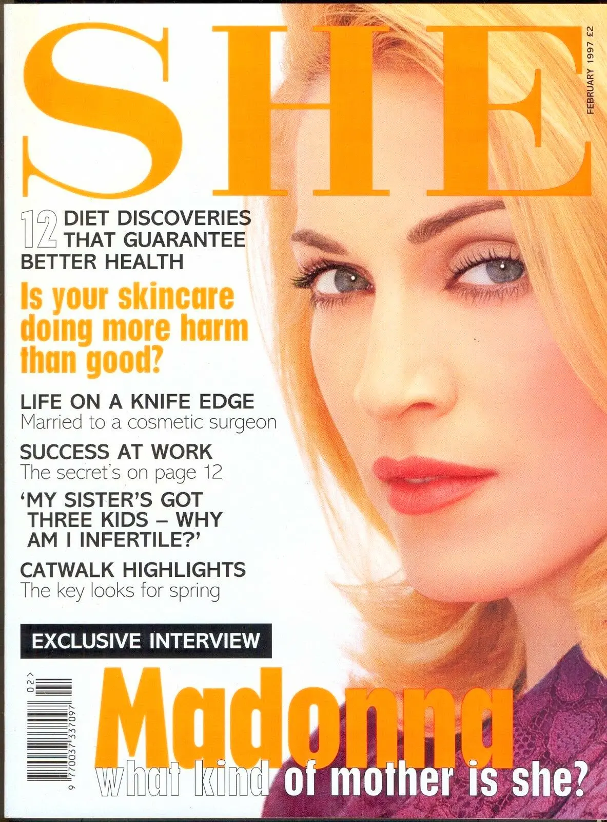 Madonna - She Magazine Feb. 1997 1