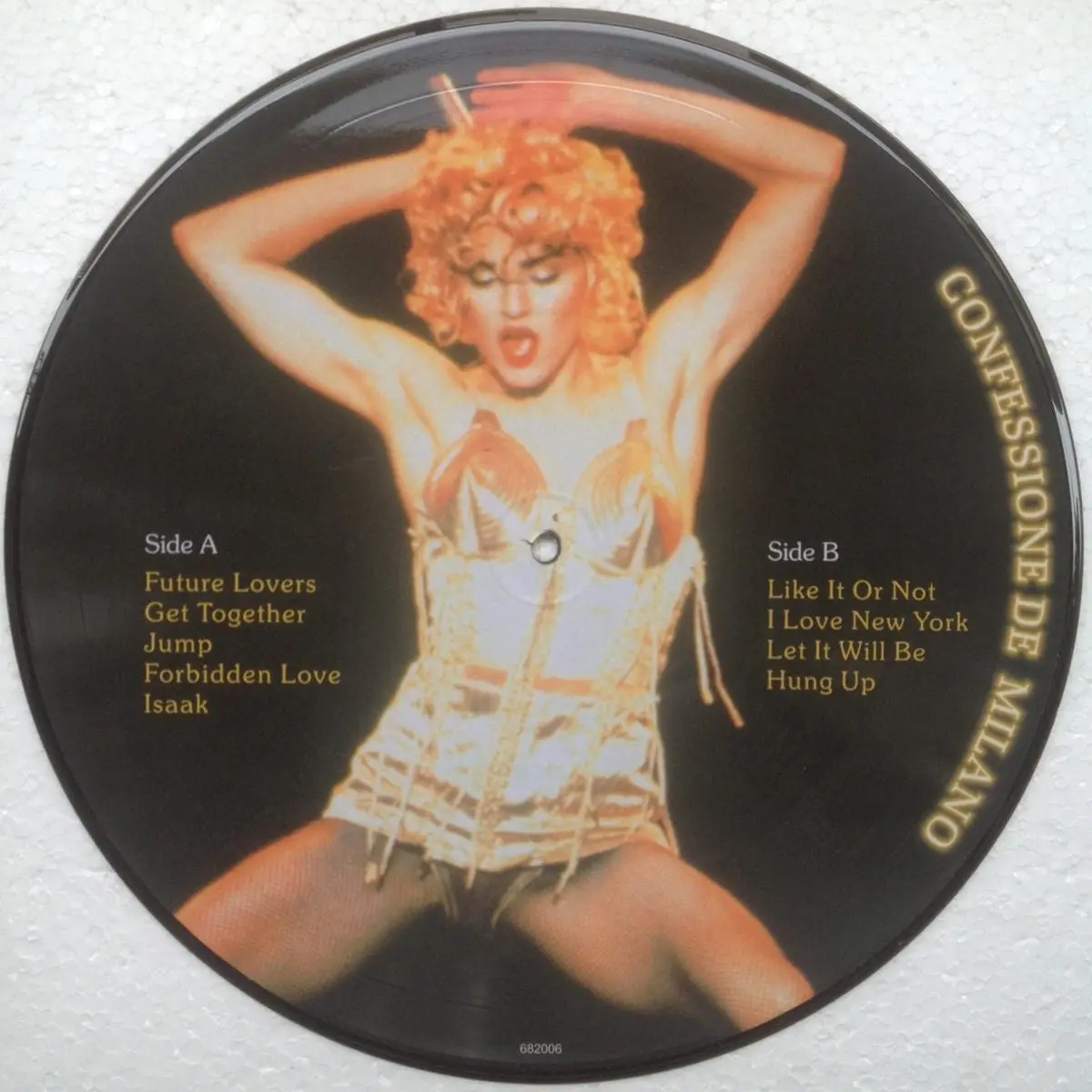 Madonna Picture Disc Confessione De Milano (Live) 2