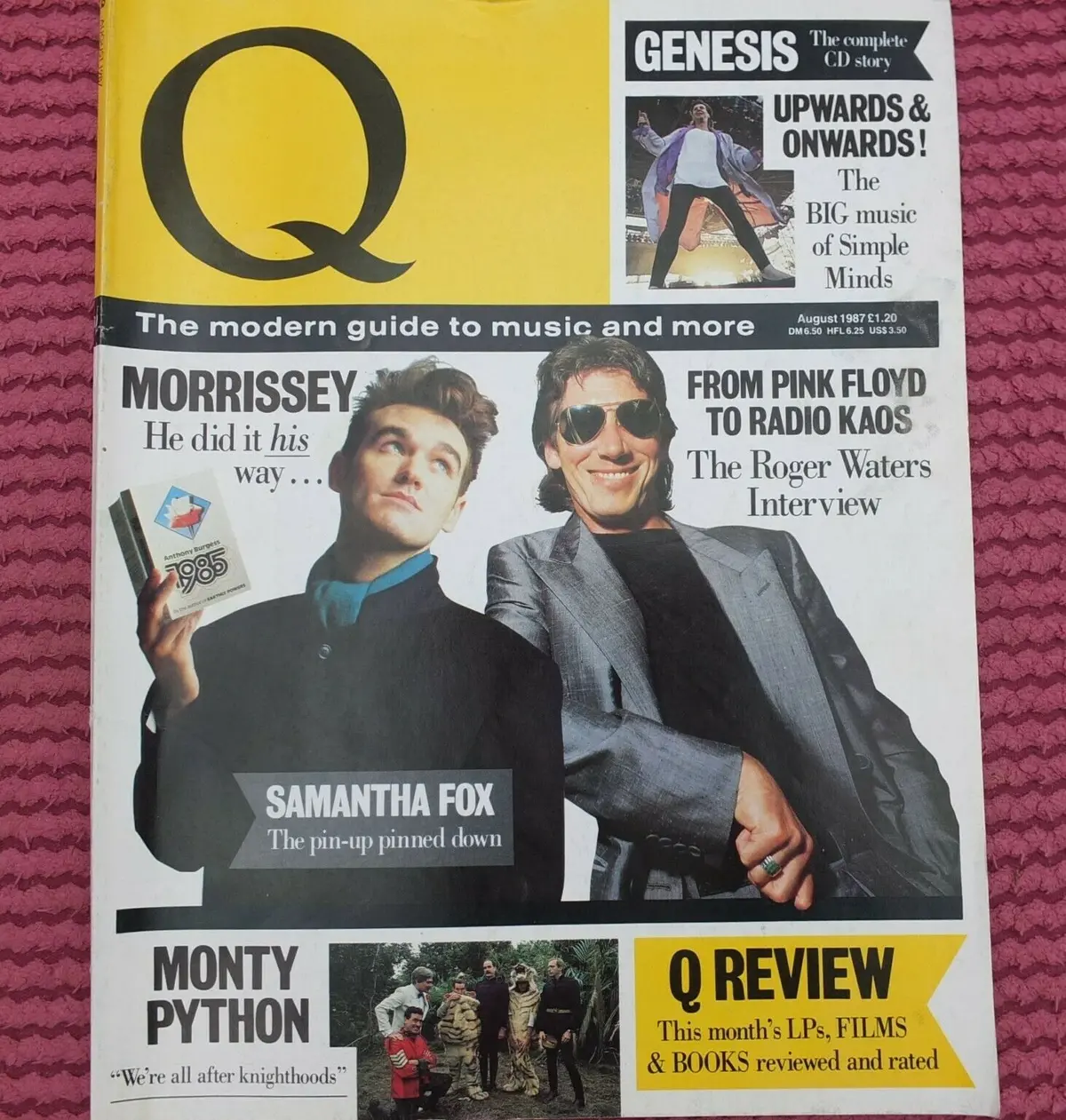 Morrissey - Q Magazine 1987 1