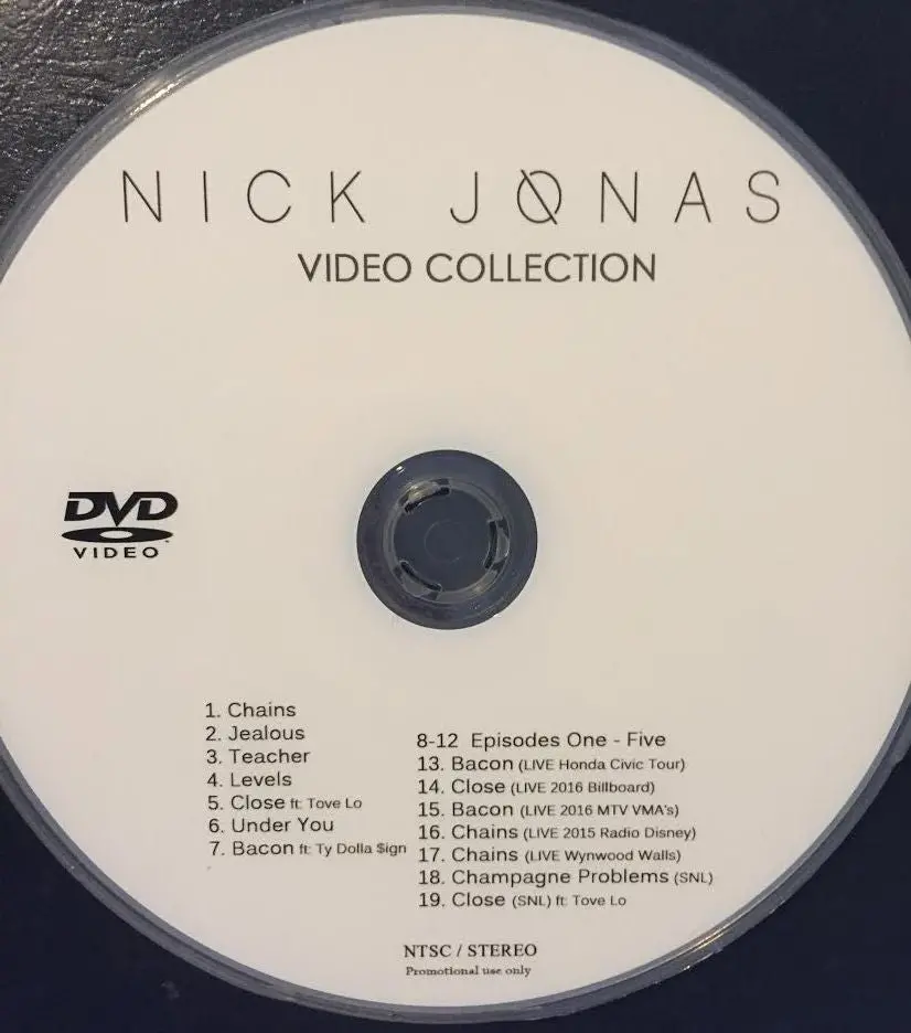 Nick Jonas - Dvd Collection Of 7 Videos, 7 Live + Episodes 1-5 1