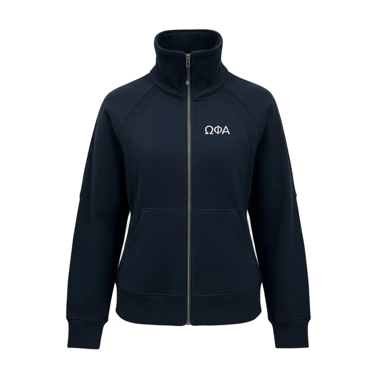 Omega Phi Alpha Lululemon Scuba Oversized Long Funnel - Full Zip 1