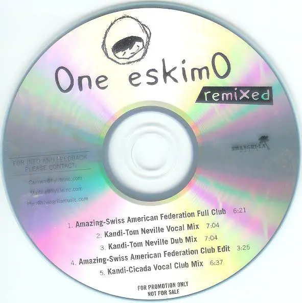 One Eskimo - Remixed Cd Promo Single 1