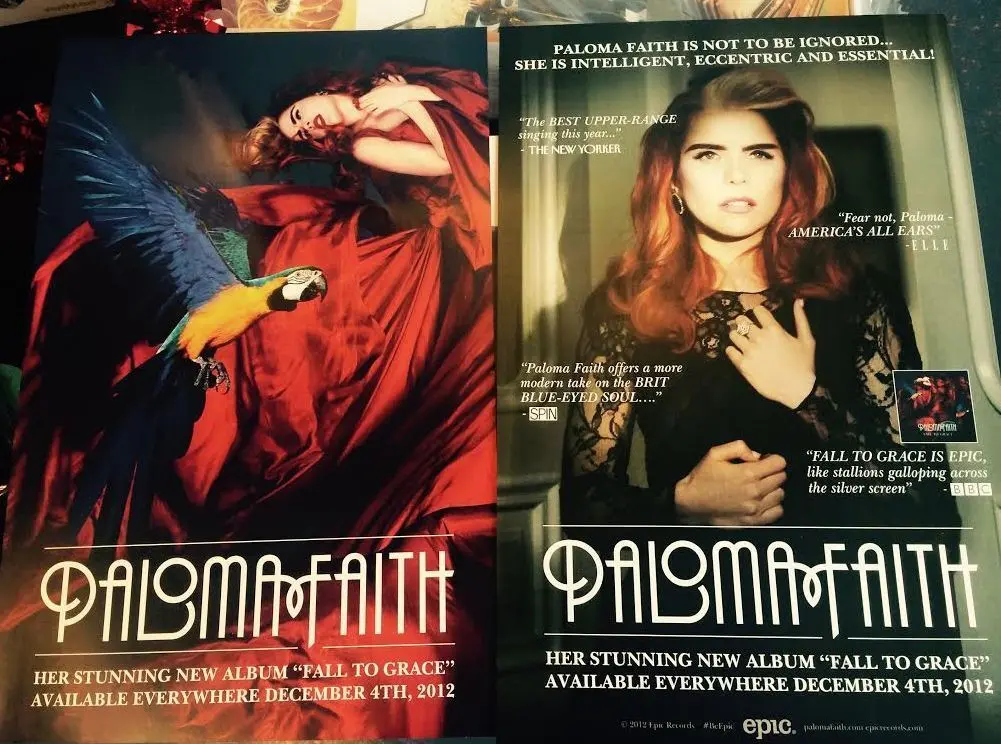 Paloma Faith - Double Sided Promo Poster 11X17 1
