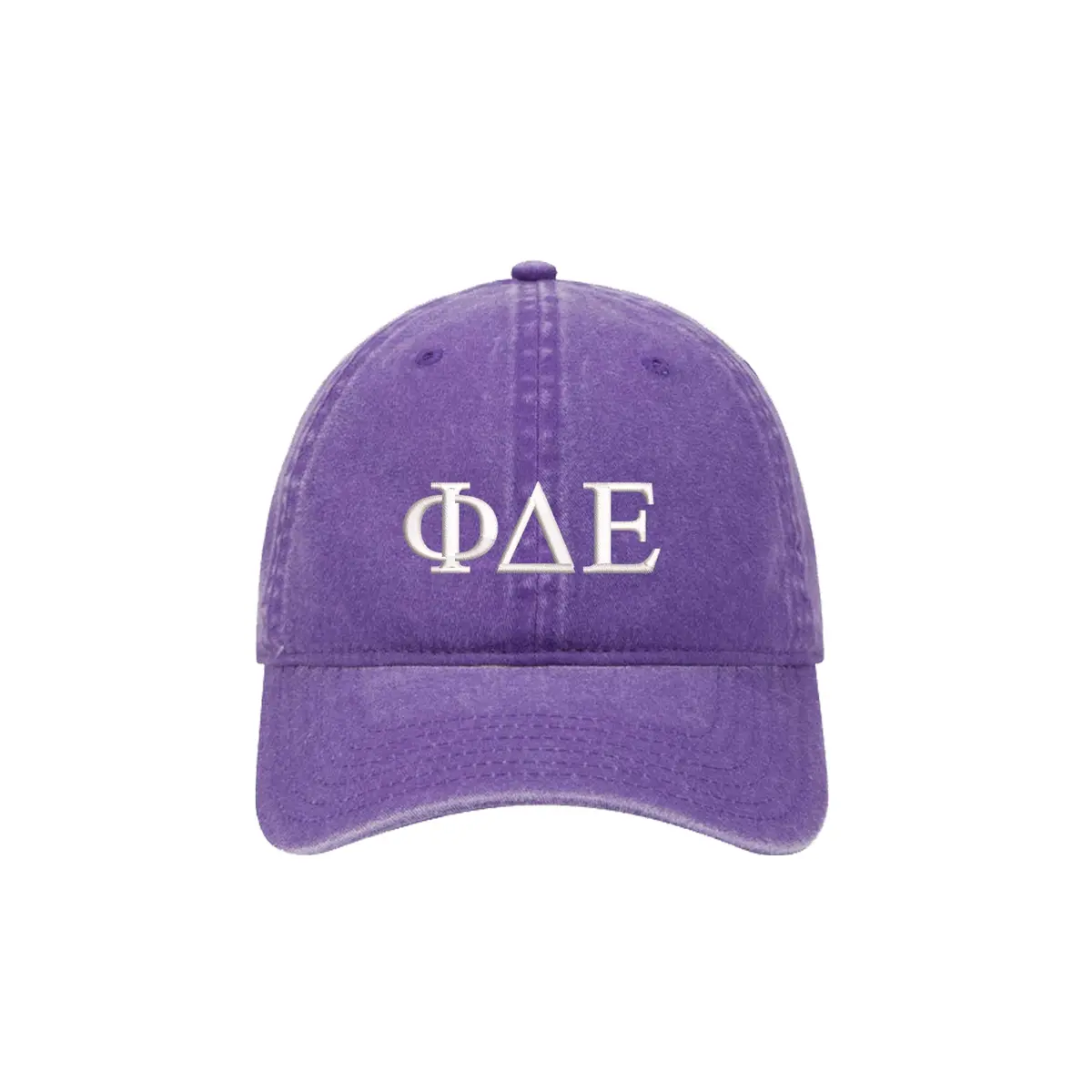 Phi Delta Epsilon Beach Washed Hat - Letters 1