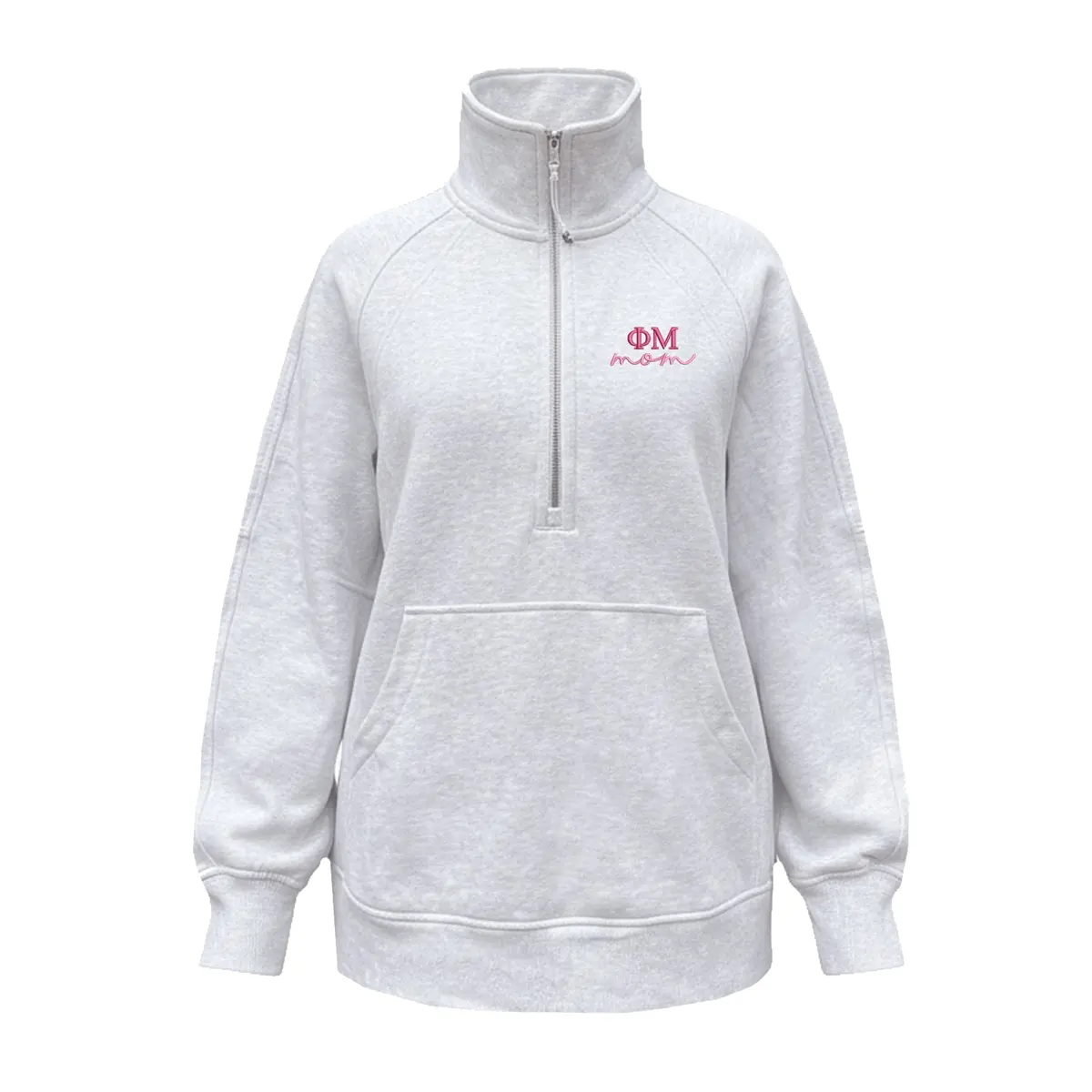 Phi Mu Mom Lululemon Scuba Oversized Funnel-Neck Half Zip Long 1