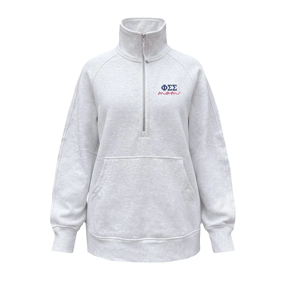 Phi Sigma Sigma Mom Lululemon Scuba Oversized Funnel-Neck Half Zip Long 1