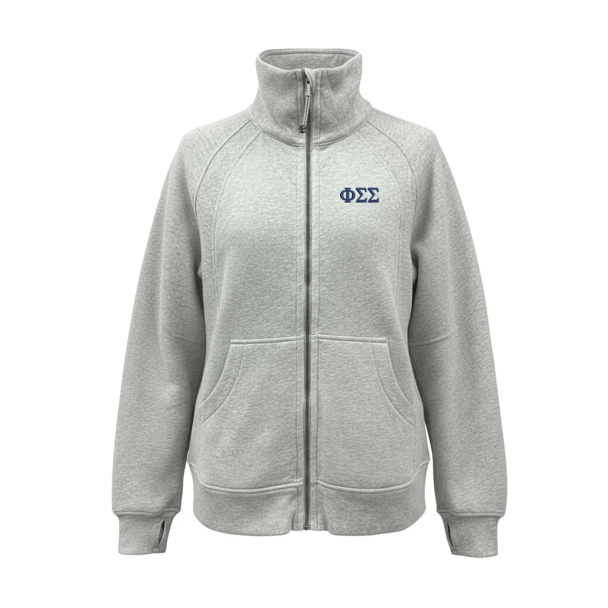 Phi Sigma Sigma Lululemon Scuba Oversized Long Funnel - Full Zip 1