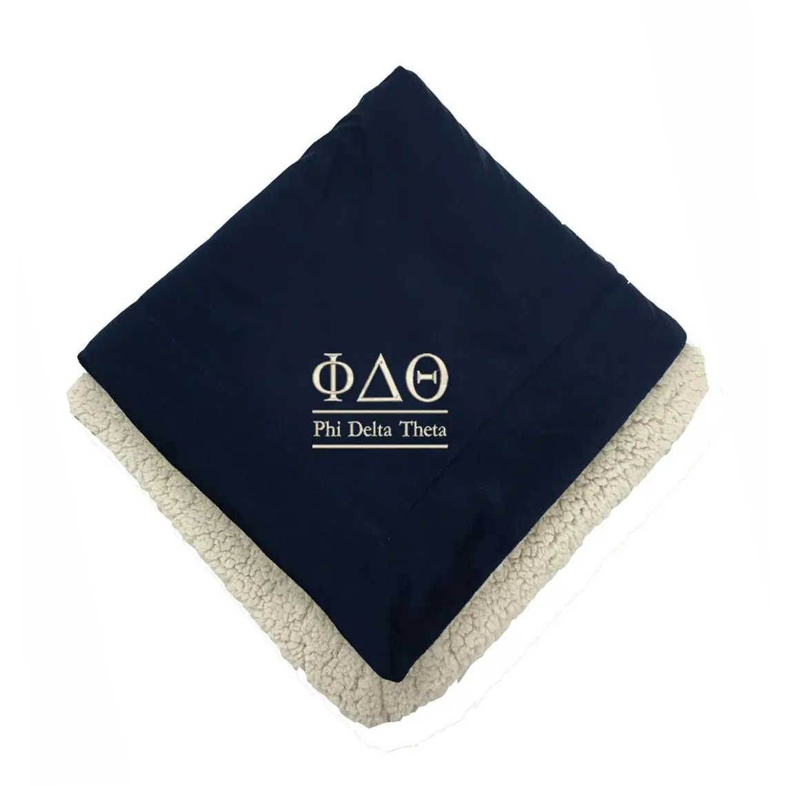 Phi Delta Theta Sherpa Lined Blanket 1
