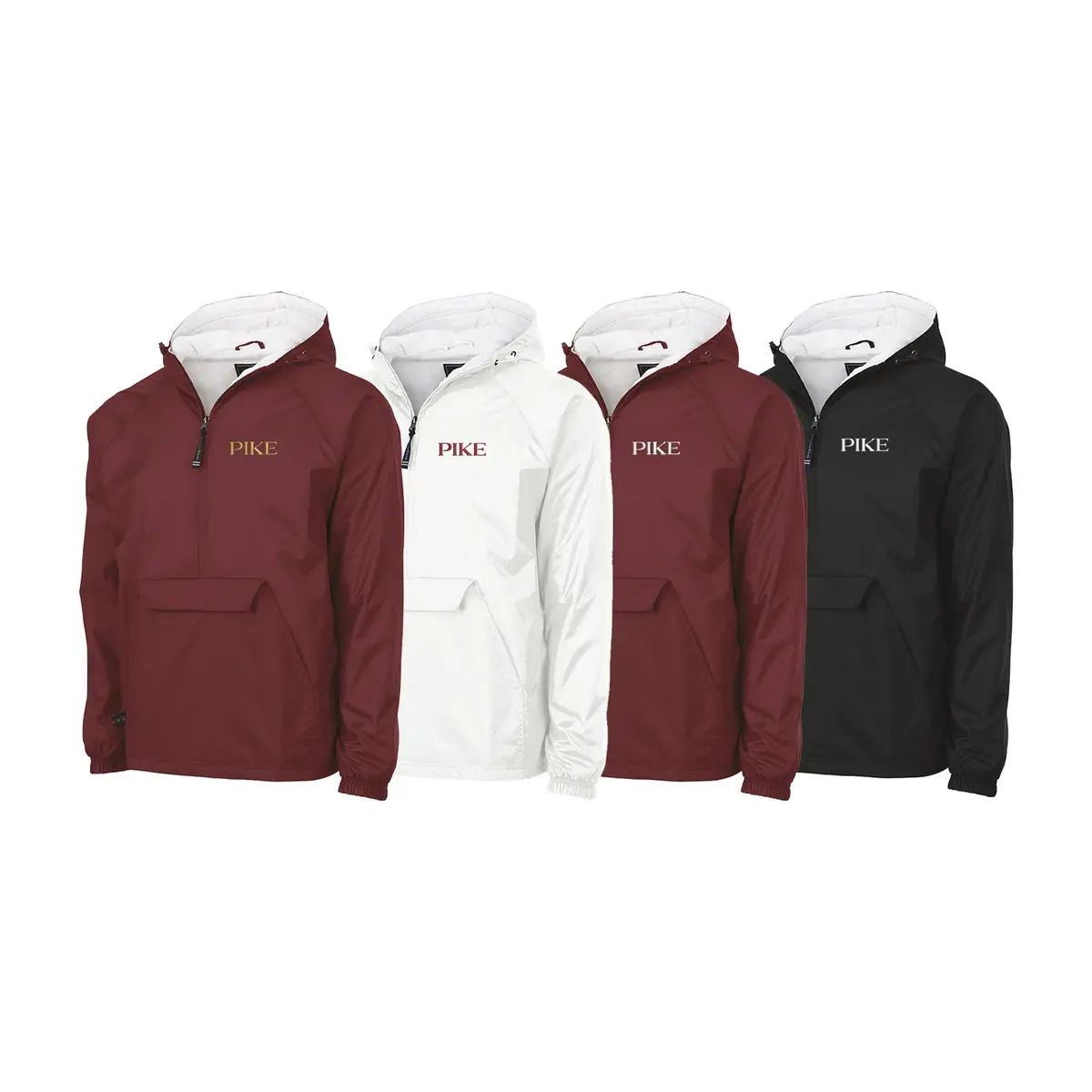 Pi Kappa Alpha Flannel Lined Windbreaker - Pike 2