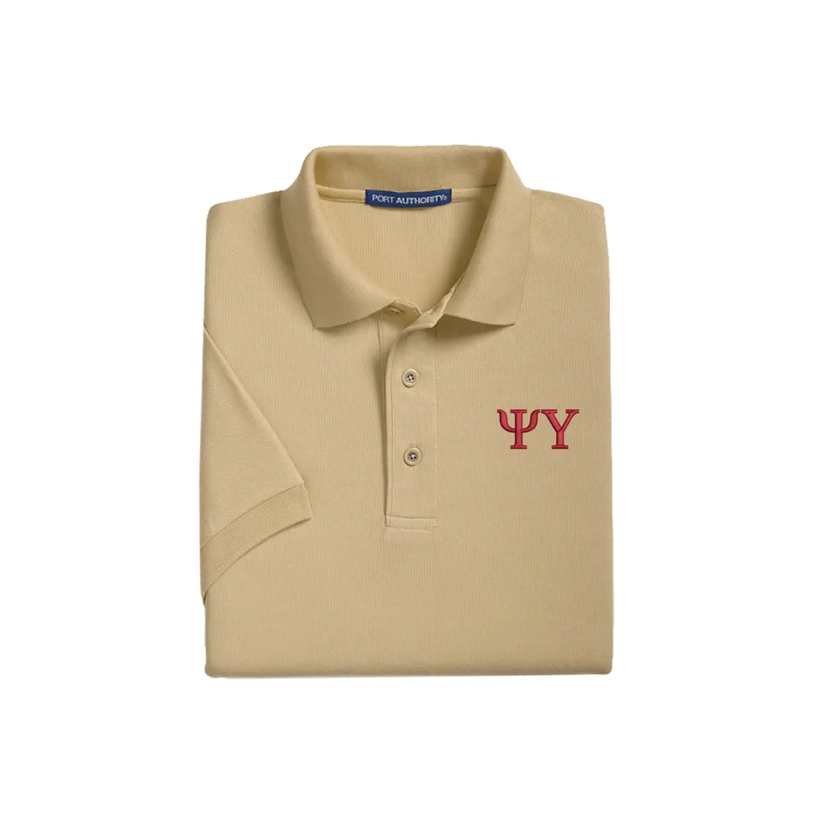 Psi Upsilon Cotton Pique Polo 1