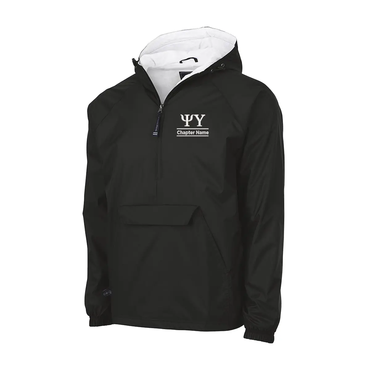 Psi Upsilon Lined Windbreaker - Chapter Name 1