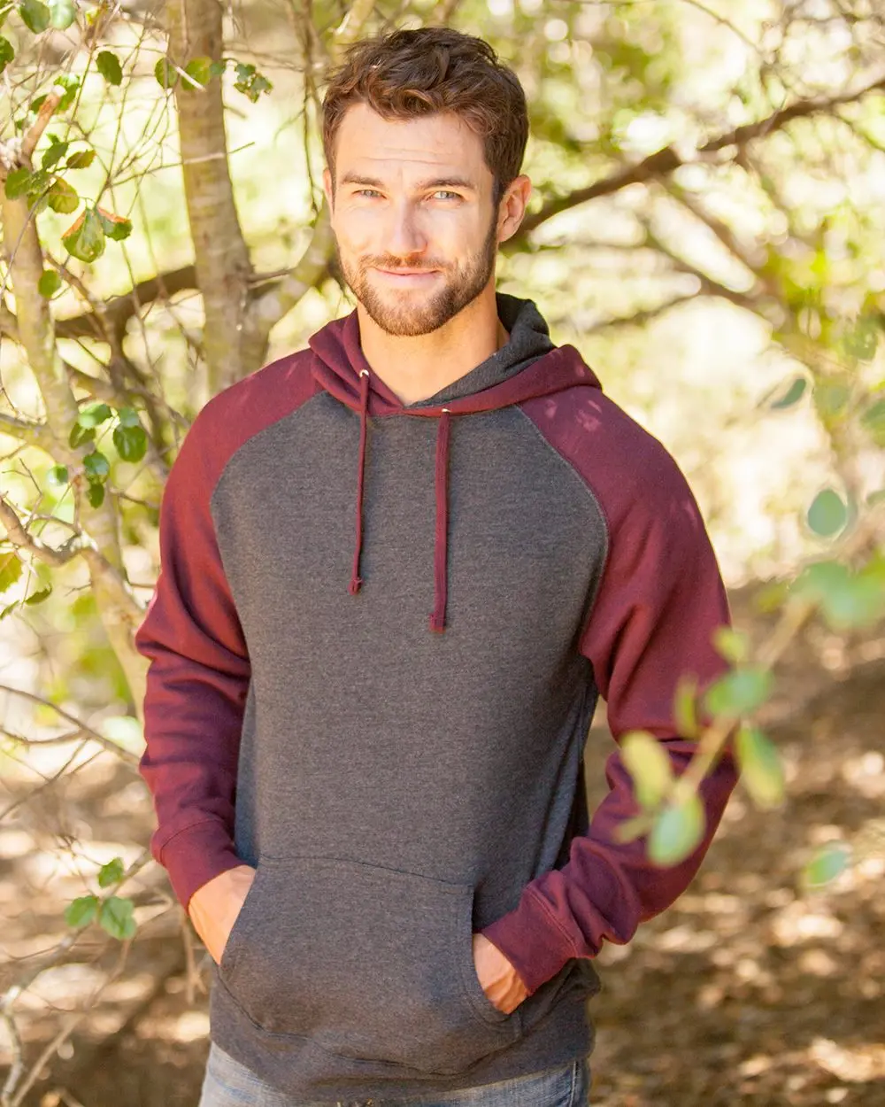 Beta Theta Pi Raglan Hooded Sweatshirt 1