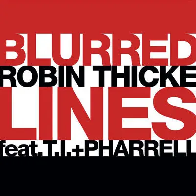 Robin Thick Ft: T.I & Pharrell Blurred Lines The Remixes - Cd Single 1