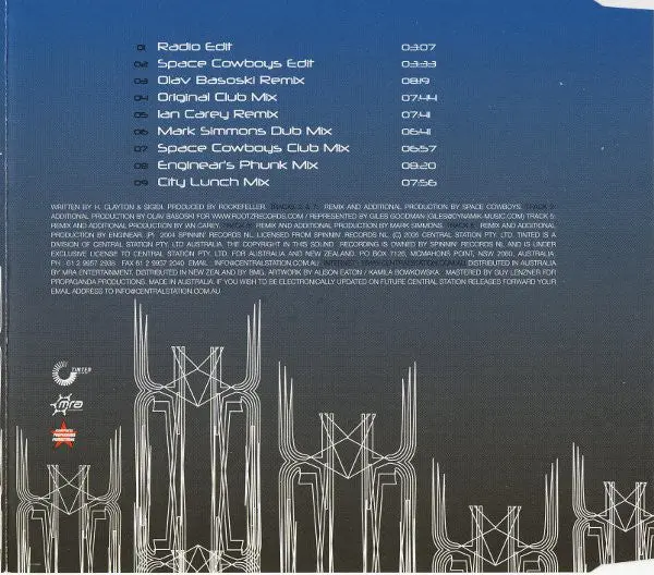 Rockefeller - Do It 2 Nite (Cd Single) 2