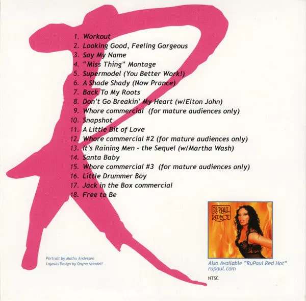 Rupaul (Ru Paul) Work It Girl: The Music Videos Dvd (New) 2