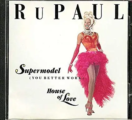 Ru Paul - Supermodel / House Of Love Usa Maxi Remix Cd Single - Used 1