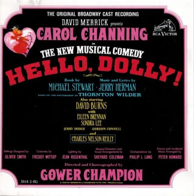 Hello, Dolly! 1964 Original Broadway Cast Recording - Carol Channing Cd - Used 1