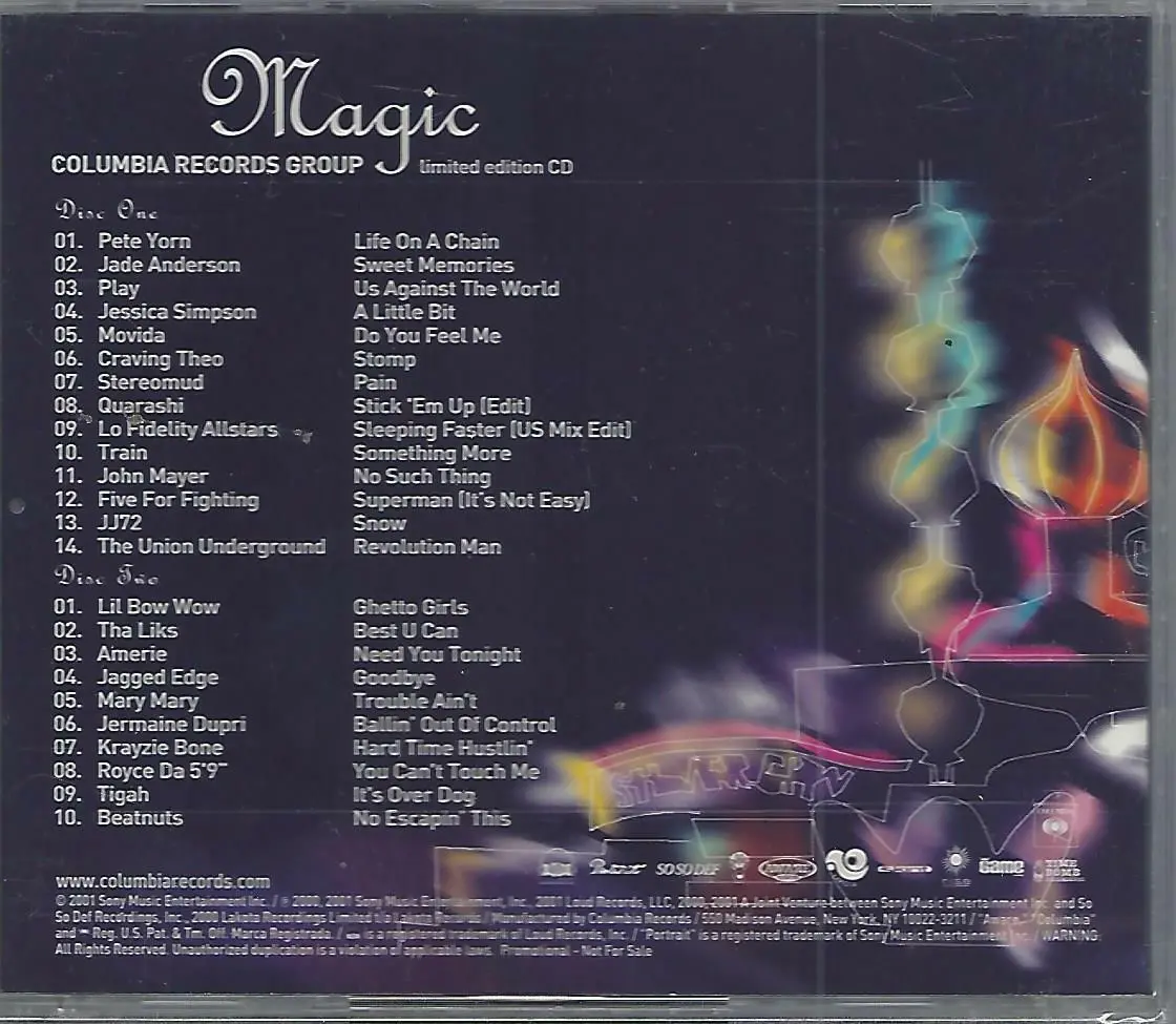 Magic Columbia Records Group 2Xcd Promotional - Used 2