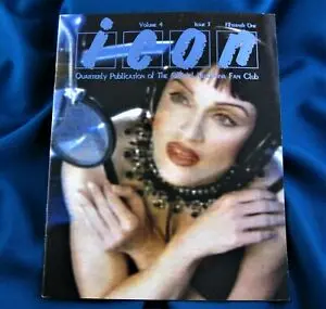 Madonna - Icon Fan Club Magazine  (I'll Remember) 1