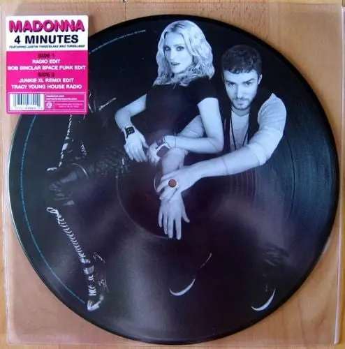 Madonna - Picture Disc 4 Minutes Ft: Justin Timberlake Lp Vinyl 1