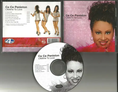 Cece Peniston - Lifetime To Love (Usa Maxi Remix Cd Single) Used 1