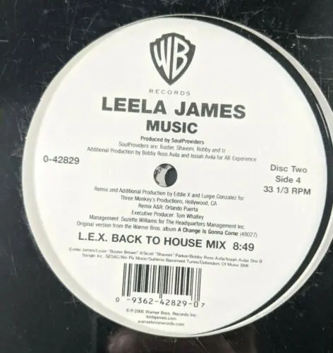 Leela James - Music 2X12" Lp Vinyl Promo - Used 1